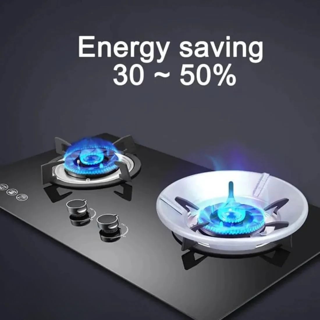 Energy-Saving Gas Stove Cover | 1 Pair