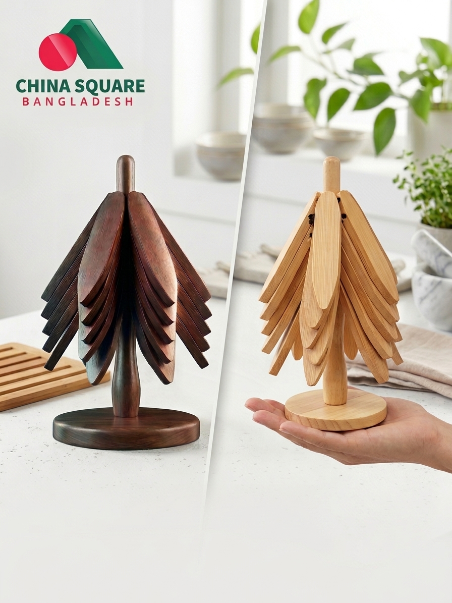 Bamboo Trivet Set