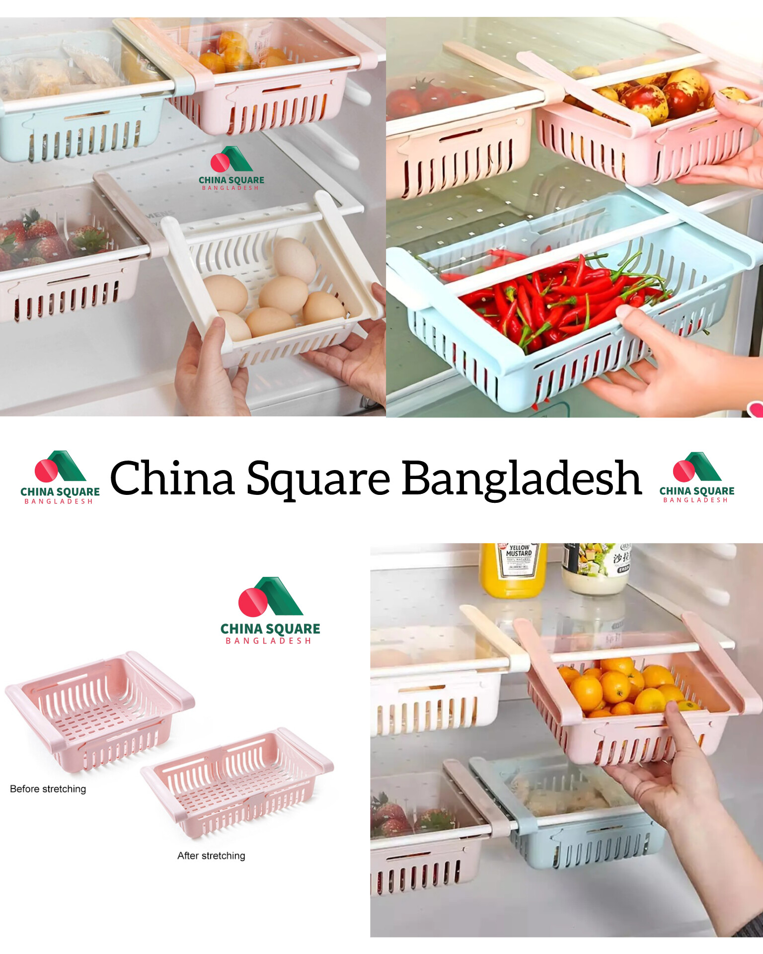 Refrigerator Drawer Basket