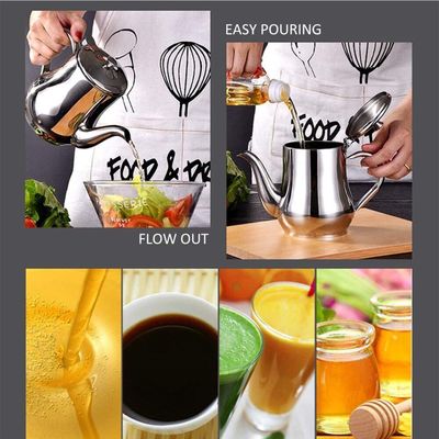 Multipurpose Stainless Steel Oil Pot.