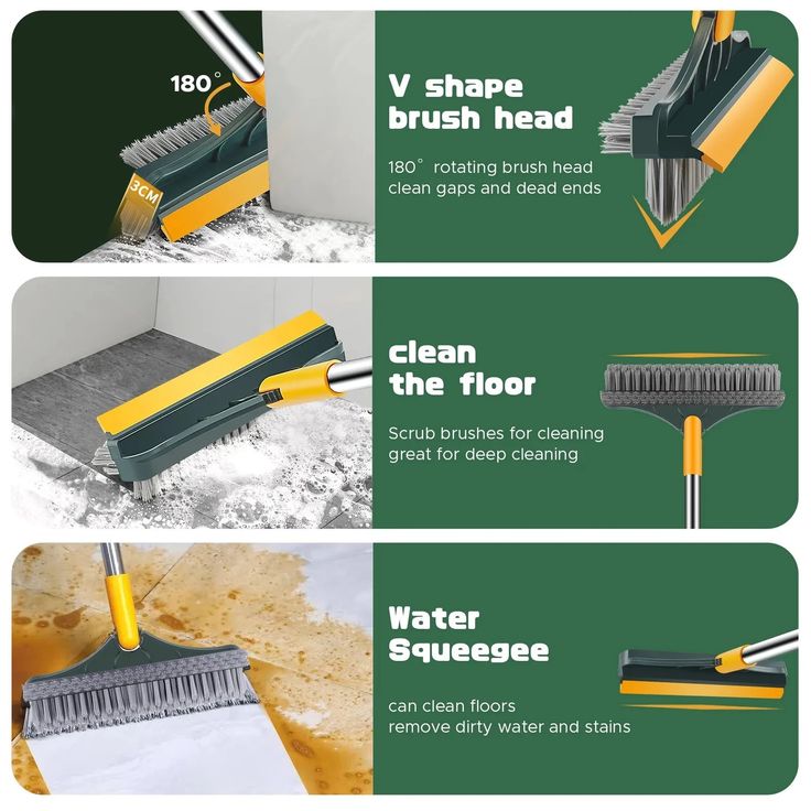 3 in 1 Floor Cleaning Magic Brush