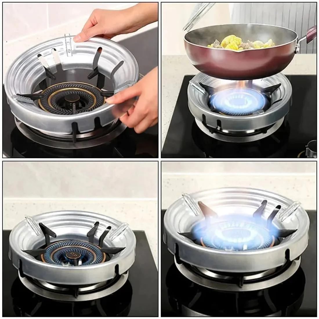 Energy-Saving Gas Stove Cover | 1 Pair