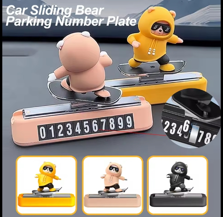 ZOUIVU X BEAR Car Dashboard Ornament C0665